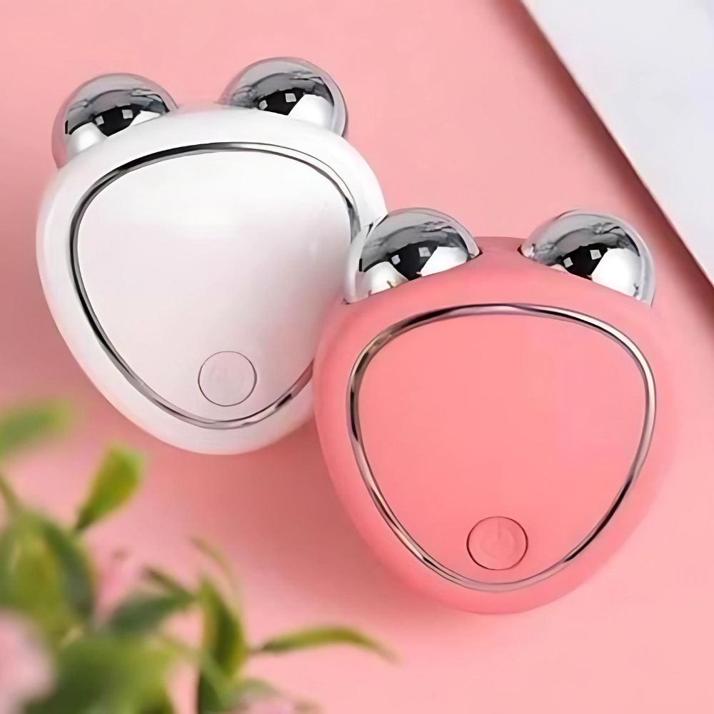 Masajeador con microcorriente facial