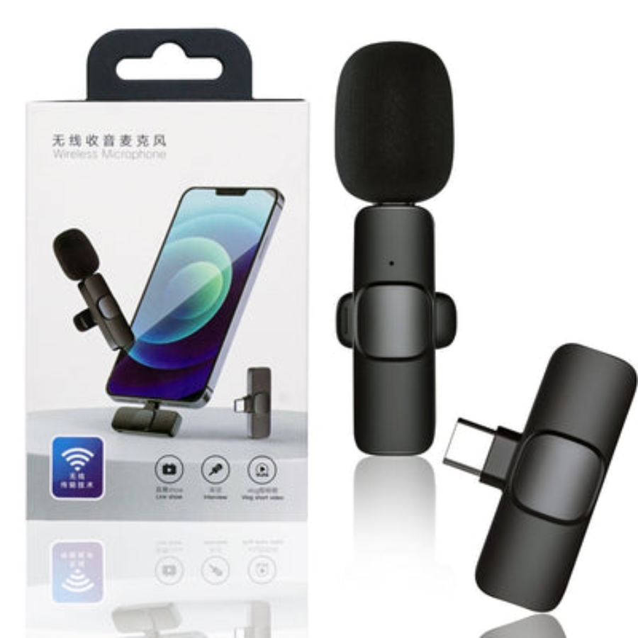 Micrófono inalámbrico con adaptador